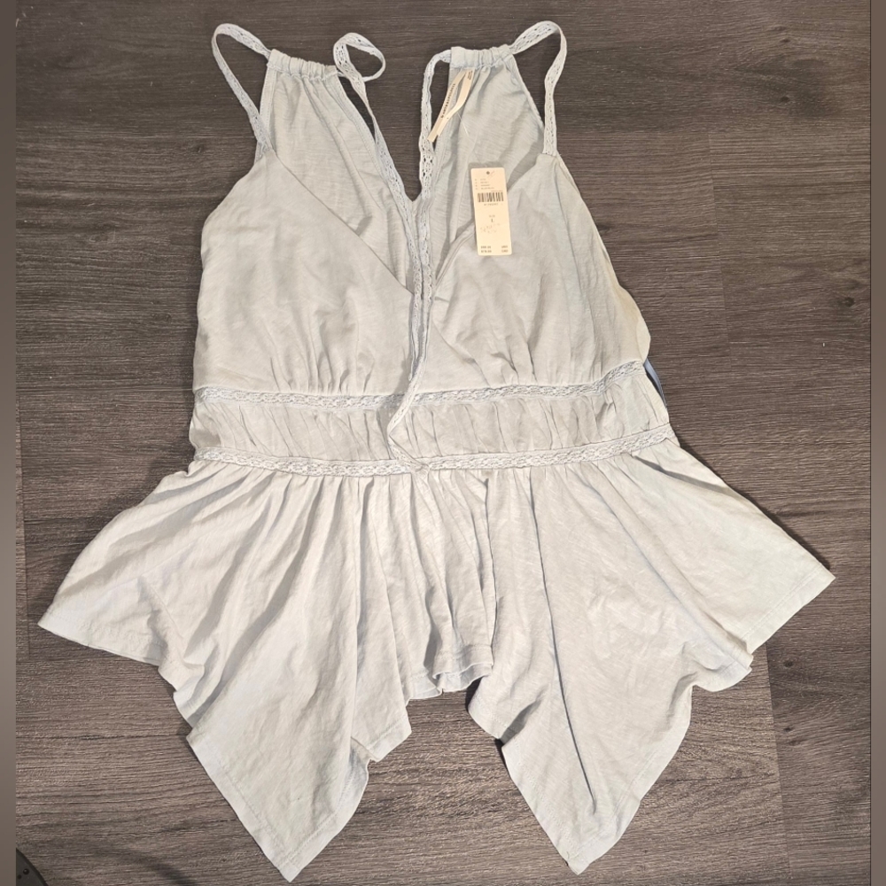 Anthropologie Sky Blue‎ Sleeveless Blouse